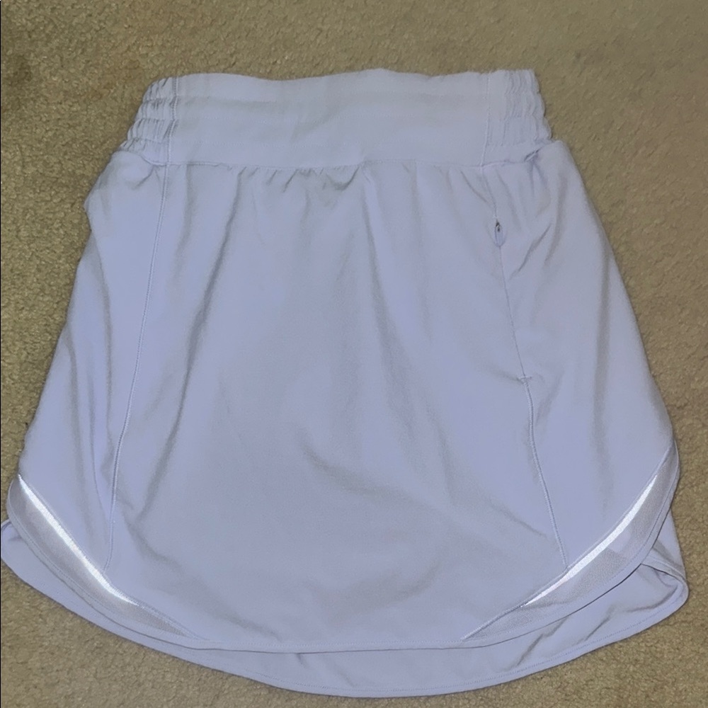 Lululemon Athletica White Skorts with Wrap-Around Design